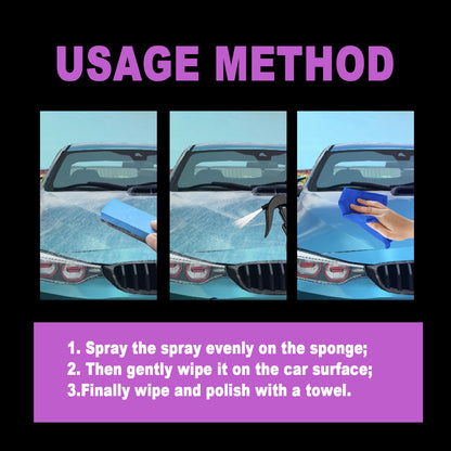 3 In 1 Car Coating, Car Paint Brightening Tire Cleaning Decontamination Polishing Retreading Spray