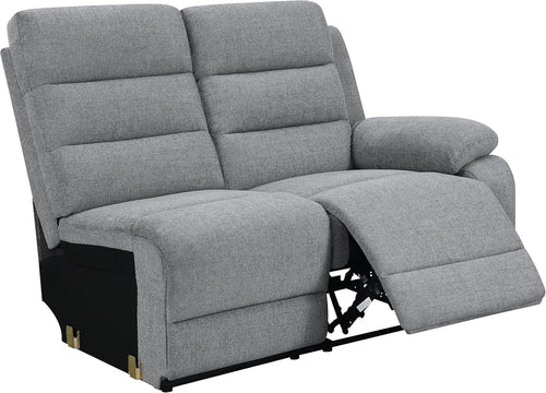 David 3-Piece Motion Sectional Sofa In Smoke Manual Reclining