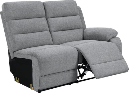 David 3-Piece Motion Sectional Sofa In Smoke Manual Reclining