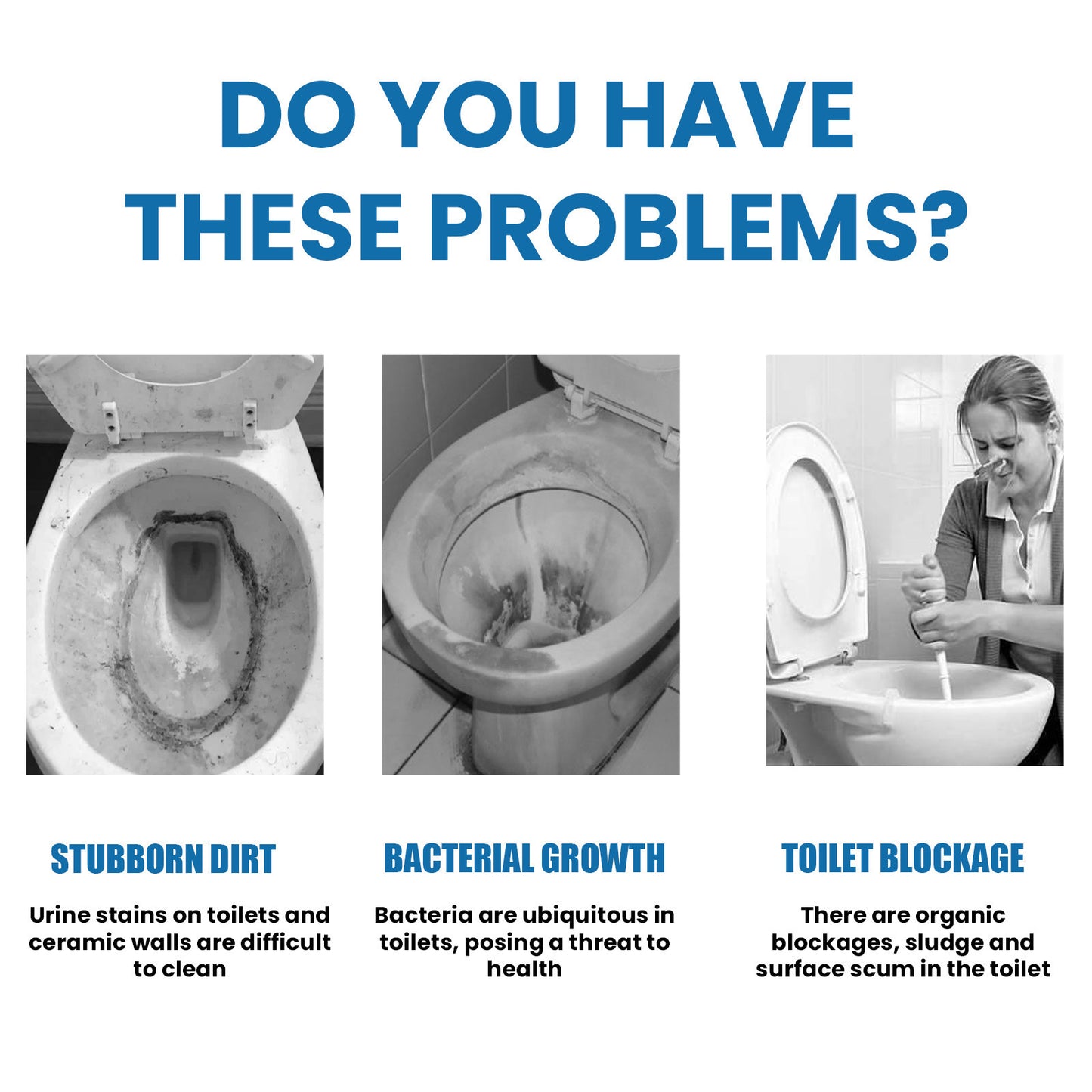 Toilet Bowl Cleaner, Household Toilet Decontamination Deodorant Foam Cleaning Decontamination