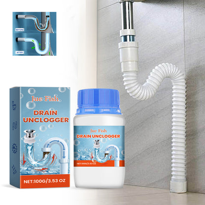 Drain Unclogger, Kitchen Toilet Sewer Pipe Oil Blockage Cleaning Dredging Deodorization