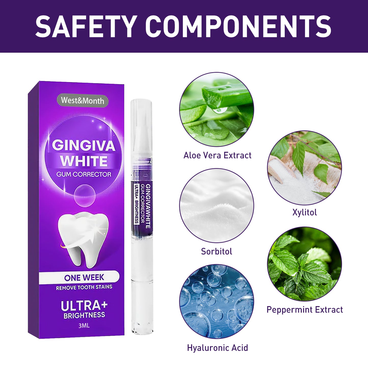 Gum Corrector Pen, Teeth Cleaning Whitening Brightening Repair Gum Teeth Beauty Pen
