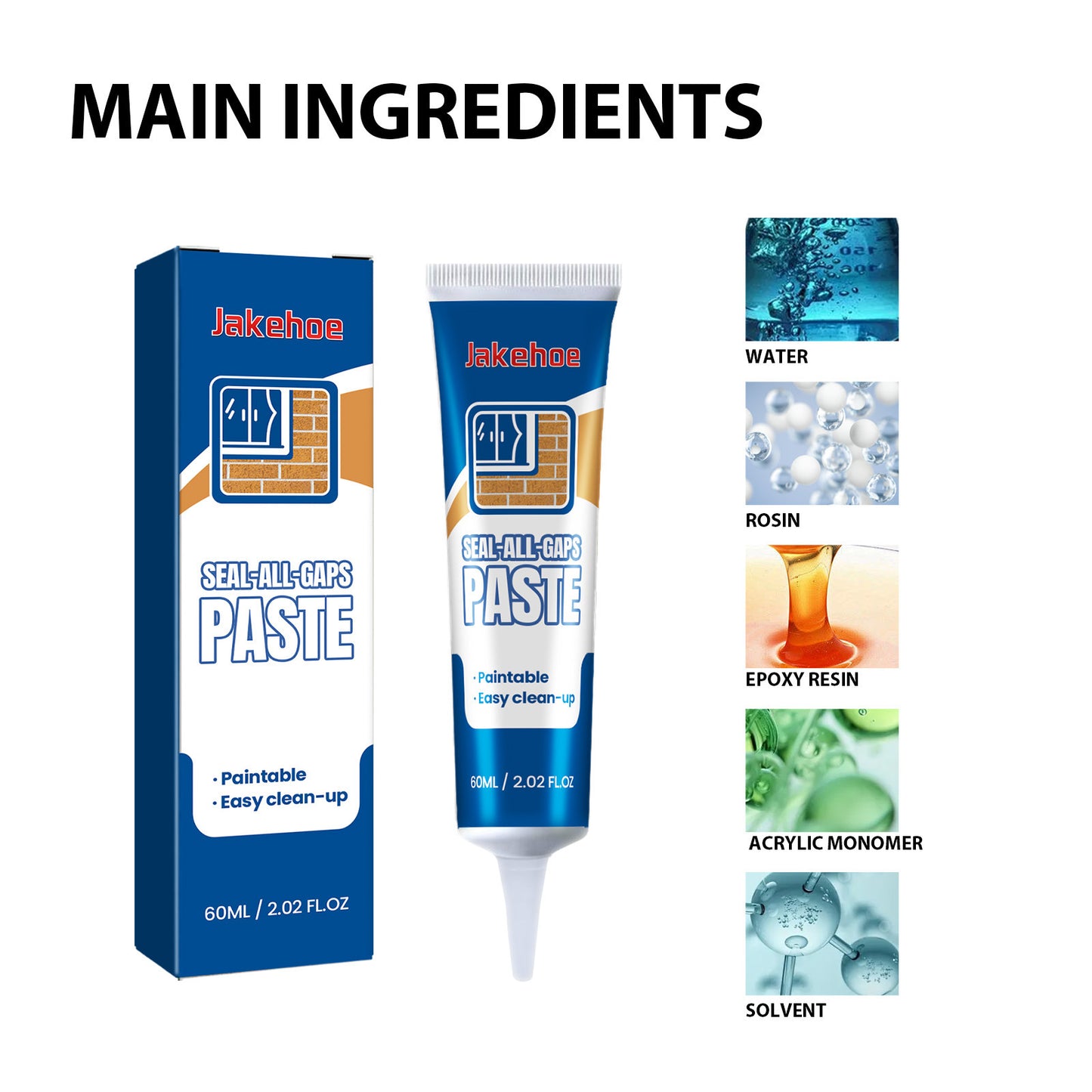 Seal-All-Gaps Paste, Home Floor Door And Window Gaps Repair Refurbished Adhesive Waterproof Sealant