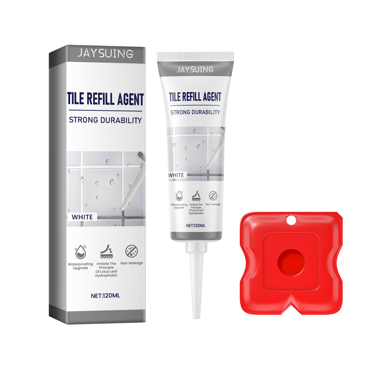 Jaysuing Tile Refill Agent, Kitchen Bathroom Waterproof Floor Mildew Proof Joint Tile Tip Sealant