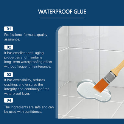 Jue Fish Transparent Waterproof Adhesive (100g) Is A Household Transparent Adhesive For Leak Repair And Prevention Of Bathroom Tiles And Wall Tiles