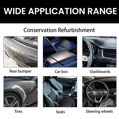 Nano Plastic Restorer Wipes, Seat Upholstery Clean Refurbishment Quick Decontamination Wash Free Car Wipes