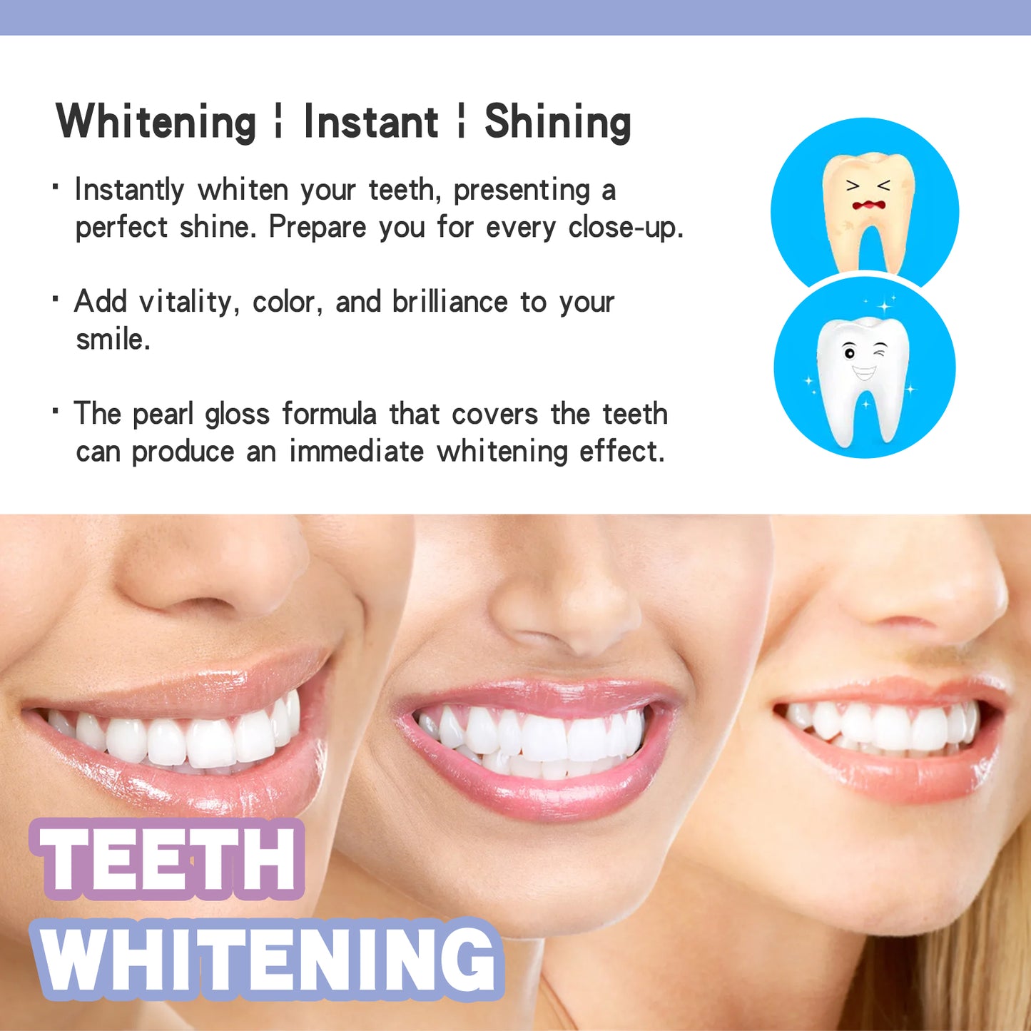 EELHOE Whitening Teeth Pen, Oral Care Clean Stains White Teeth Fresh Breath Teeth Pen