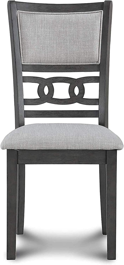Gray 5 Piece Dining Table Set With 4 Chairs For Kitchen