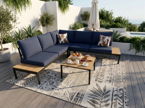 Outdoor Patio Furniture Handcrafted Sofa Set