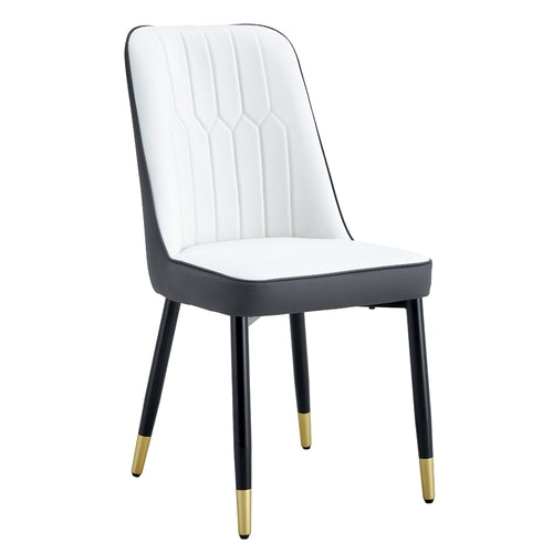 Modern Dining Chairs Set of 4 – PU Leather Upholstered Chairs with