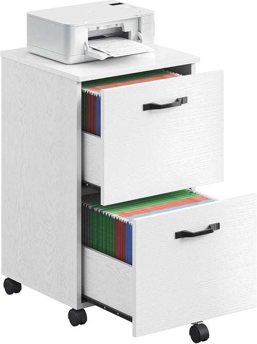 2 Drawer File Cabinet White Office Filing Cabinet For A4 And Letter