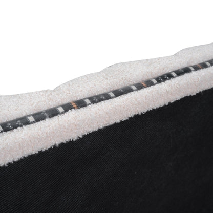 Teddy Fleece Queen Size Upholstered Platform Bed with Twin XL Trundle