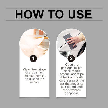 Car Stain Removal Cloth Car Paint Scratch Scratch Polishing Repair Portable Cleaning And Decontamination Cloth