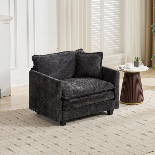 Cloud Sofa Modern Sectional Couch, Comfy Double Layer Upholstered Seat