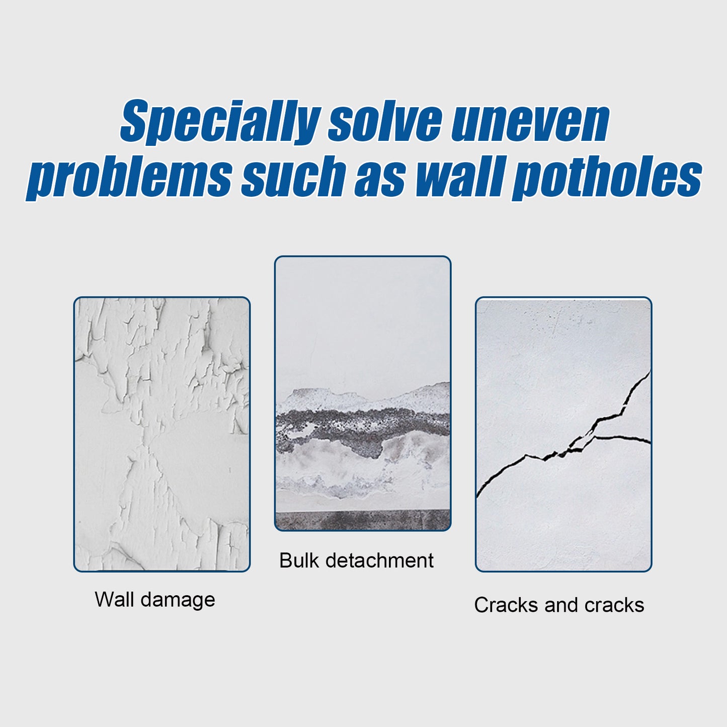 Jue-Fish Wall Repair Roller Brush, White Paint Renovation, Moisture And Crack Prevention, Graffiti Cover Repair Wall Paint