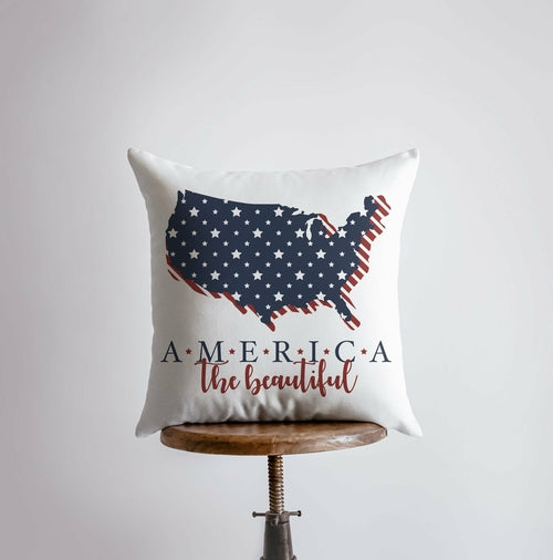 America the Beautiful Pillow