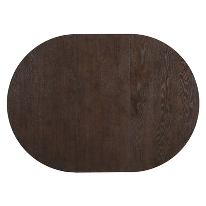 Modern 5-Piece Extendable Round Dining Table Set with 16.2inch