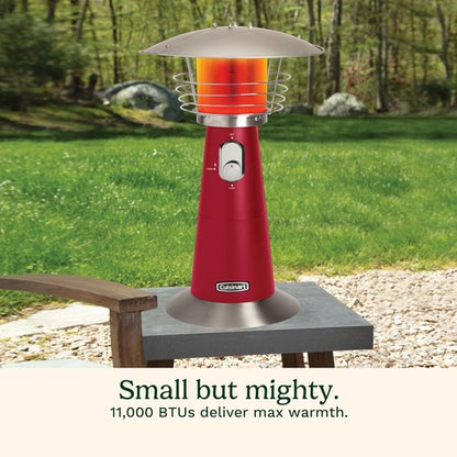 COH-513 Portable Tabletop Patio, 11,000 BTU Outdoor Propane Heater