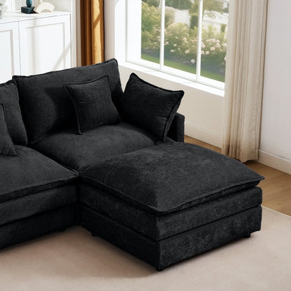 Modular Sectional Sofa, 102 Inch L Shaped Couch Set For Living Room,