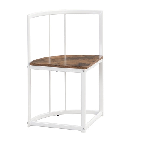 Modern 7-Piece Dining Table Set with Faux Marble Compact 55Inch