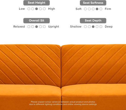Chloe Futon Sofa Bed With Tapered Legs Adjustable Back