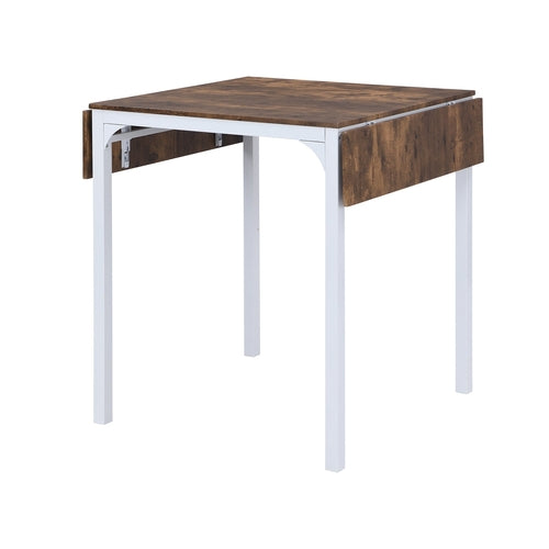 Farmhouse 5-piece Counter Height Drop Leaf Dining Table Set with