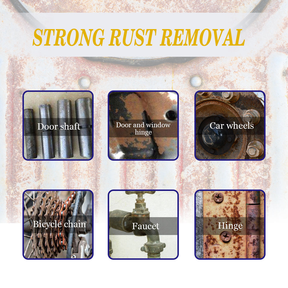 Metal Rust Remover, Car Wheel Rust Spray Kitchen Stainless Steel Rust Cleaning