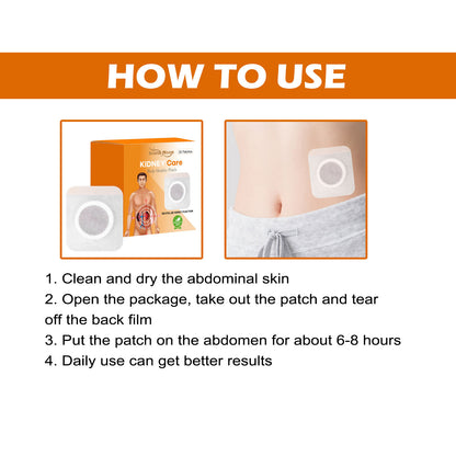 Kidney Care Body Heatley Patch, Relieve Muscle And Bone Soreness Leg Swelling Dizziness And Discomfort Acupoint Care Patch