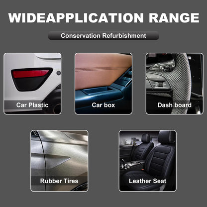 Plastic Restorer, Automotive Interior Refurbishment Plated Crystal Anti-Rust Care And Maintenance Cleaning Agent