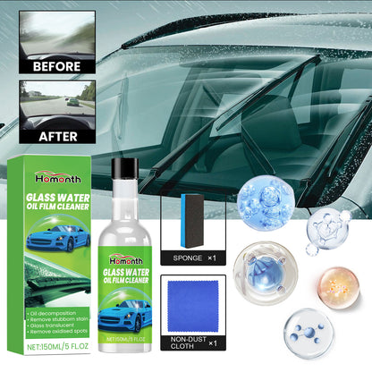 Glass Water Oil Film Cleaner, Refurbished Clean Glass Stains Impurities Water Stain Cleaner
