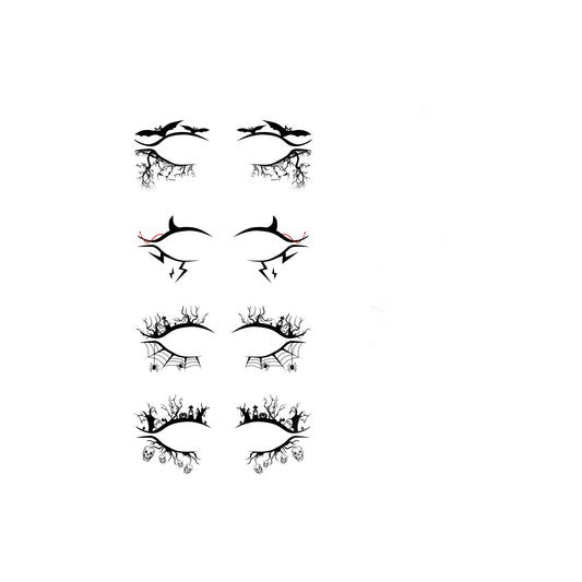 EELHOE Halloween Eyeliner Stick Scary Fashion Party Makeup Kit Bat Spider Decorative Eyeliner Eyeshadow Stick