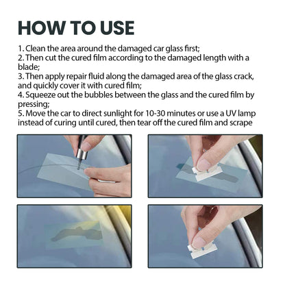 Auto Glass Nano Repair Fluid, Auto Windshield Cracks Quick Repair Adhesive Repair
