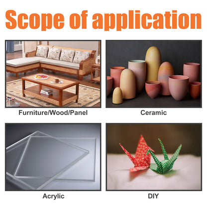 Jue-Fish Multi-Functional Ceramic Waterproof Transparent Glue, Glass Wood Special Quick-Drying Glue Universal Glue