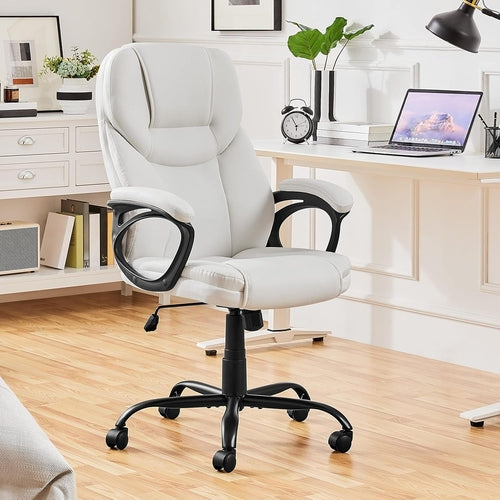 High Back Executive Chair Faux Leather Managerial Chair Ergonomic Task