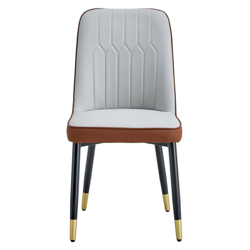 Modern Dining Chairs Set of 4 – PU Leather Upholstered Chairs with