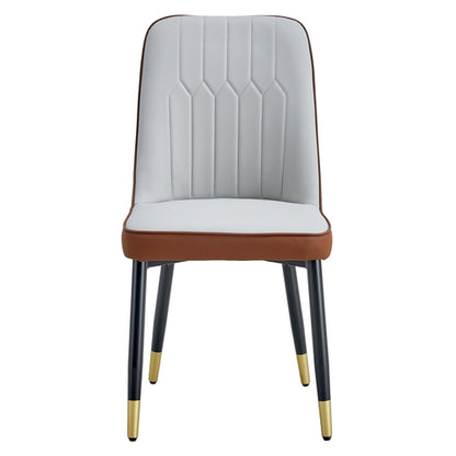 Modern Dining Chairs Set of 4 – PU Leather Upholstered Chairs with