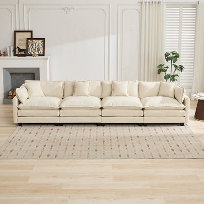 Cloud Sofa 4 Seats Ottoman Is Not Included, Modern Sectional Couch,