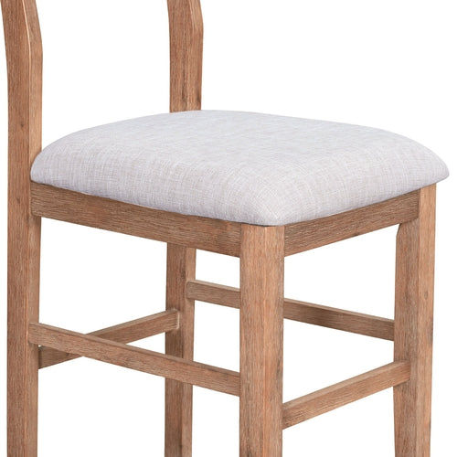 Farmhouse Counter Height 5-Piece Dining Table Set with 1 Rectangular