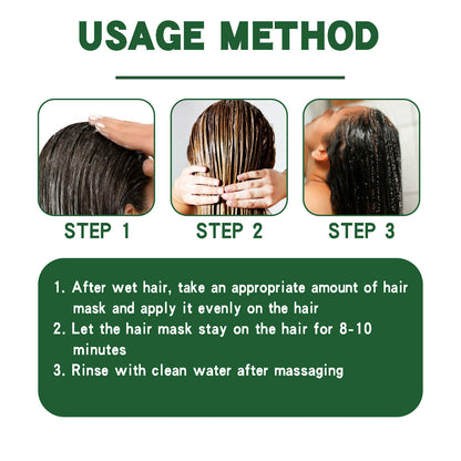 Keratin Hair Mask, Moisturize Repair Split Ends Dry And Frizzy Smooth Hair Care Mask