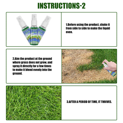 Green Lawn Spray, Backyard Outdoor Playground Football Field Grass Growth Concentrated Nutrient Solution Spray