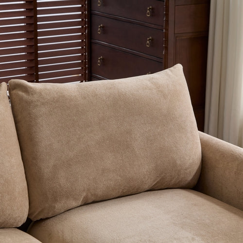 Modular Velvet Sectional Sofa Corner Chair – Convertible Upholstered