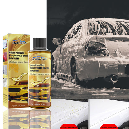 Golden Palm Wax Concentrated Coating Wax Water, Foam Cleaning Agent Special Decontamination Coating Car Wash Wax Water