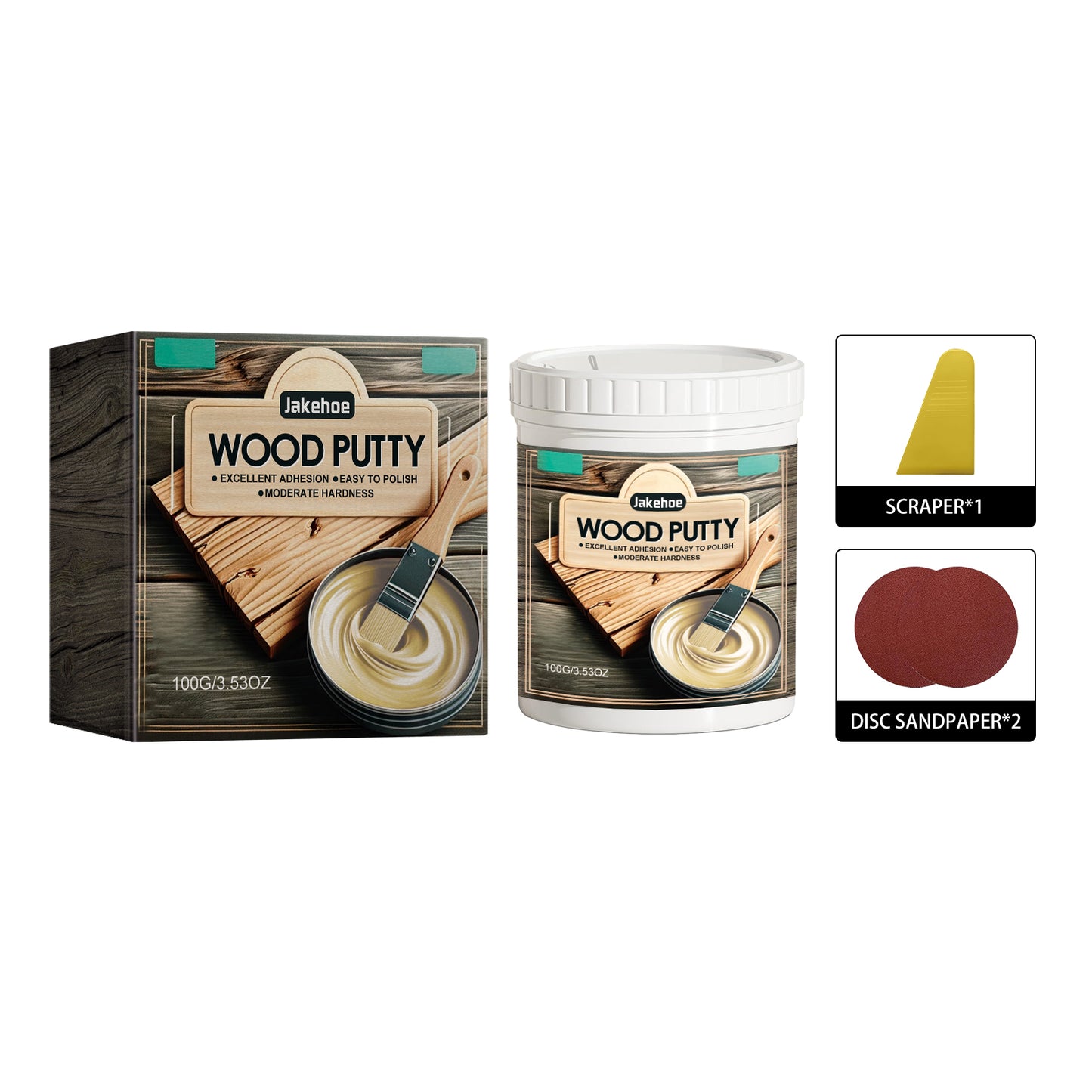 Wood Caulk Wood Furniture Floor Repair Paste Desk Cabinet Scratch Repair