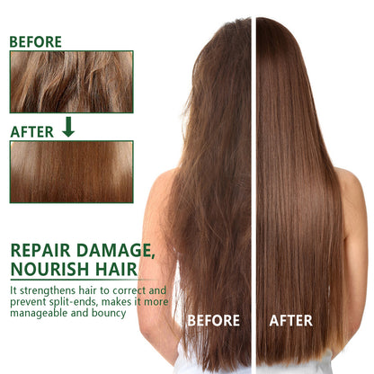 Keratin Hair Mask, Moisturize Repair Split Ends Dry And Frizzy Smooth Hair Care Mask