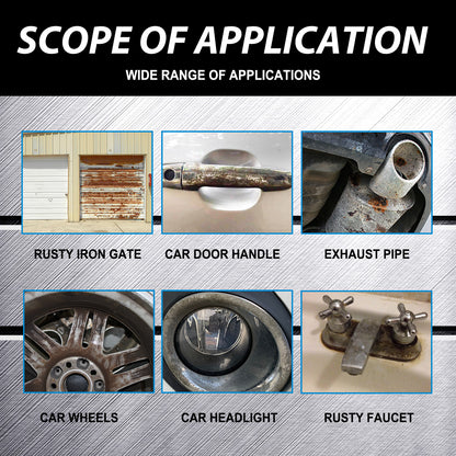 Iron Powder Remover, Wheel Hub Metal Parts Cleaning Decontamination Turn Add Bright Rust Removal Spray