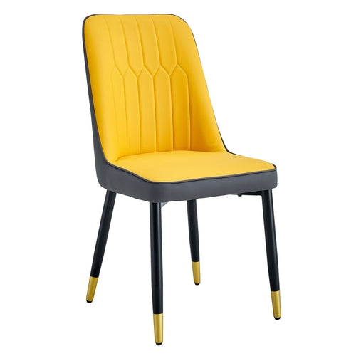 Modern Dining Chairs Set of 4 – PU Leather Upholstered Chairs with