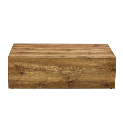 Modern Coffee Table – 39.3" Rectangular Accent Table with Textured