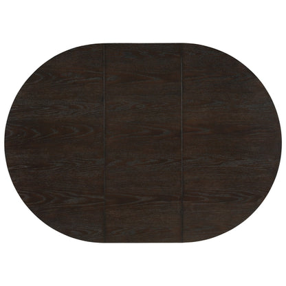 Farmhouse Extendable Round Dining Table Set for 4, 5-Piece Kitchen