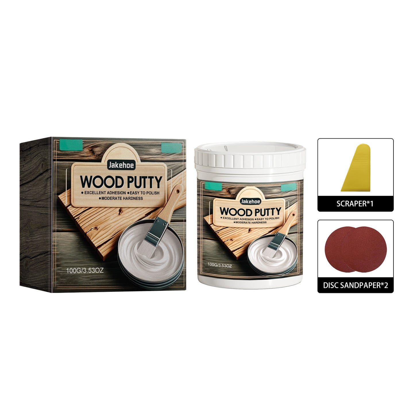 Wood Caulk Wood Furniture Floor Repair Paste Desk Cabinet Scratch Repair