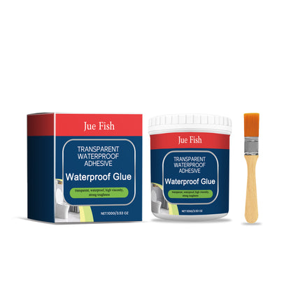 Jue Fish Transparent Waterproof Adhesive (100g) Is A Household Transparent Adhesive For Leak Repair And Prevention Of Bathroom Tiles And Wall Tiles
